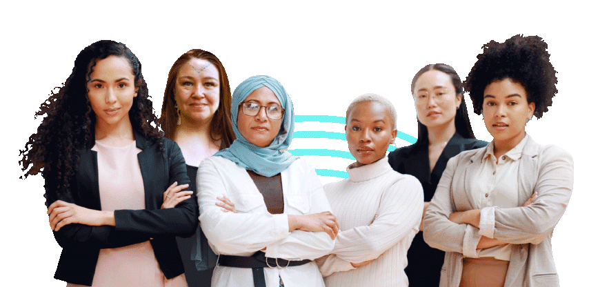 Group of women standing together