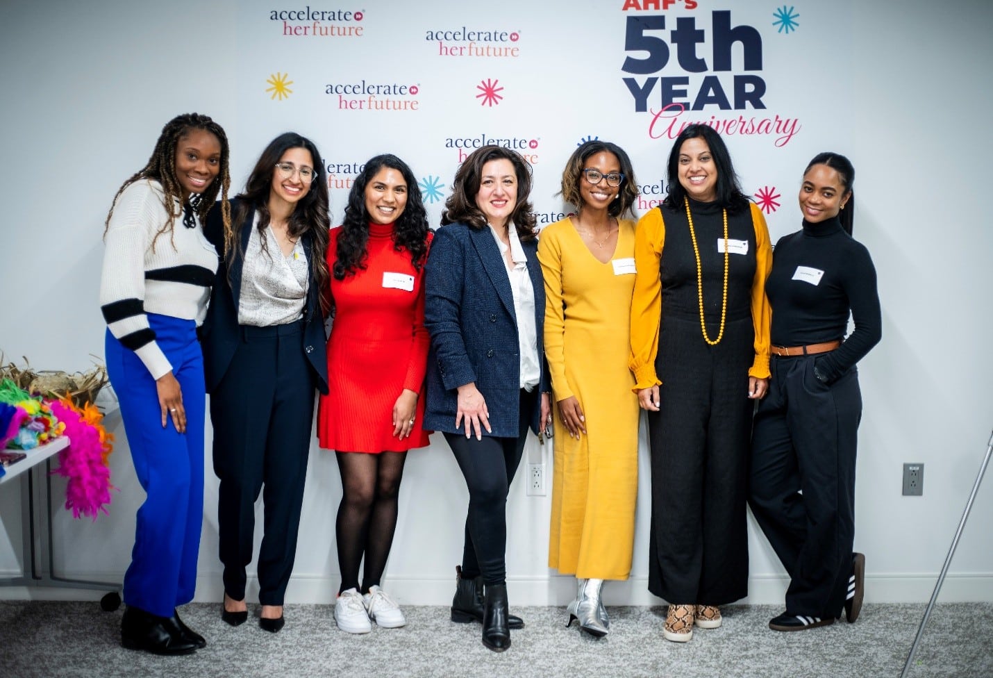 A group of women standing together.
